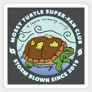 Mossy Turtle Super-Fan Club (& Lagoon Swimming Society) Sticker